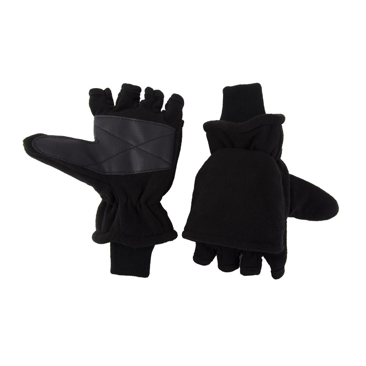 Nordic T. Fleece Convertible Glove, Adult, black, hc