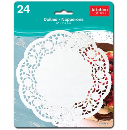 24 DOILIES - 6"/15.2 CM