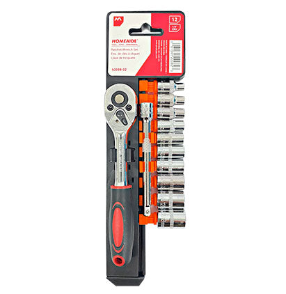 12PCS RATCHET WRENCH SET 1/4" CRV