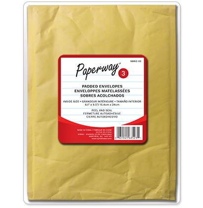 PADDED ENVELOPES - 3 6.1" X 9.5"