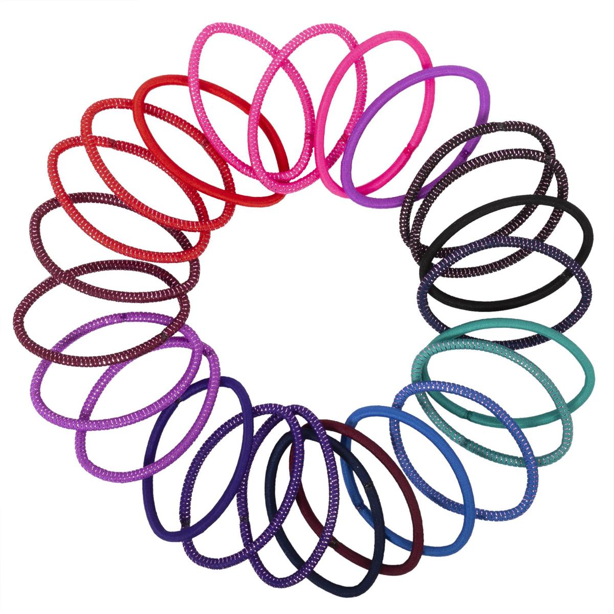 Stylin G, 24p clasp free Ponyholder Mylar&solid, Assorted, hc