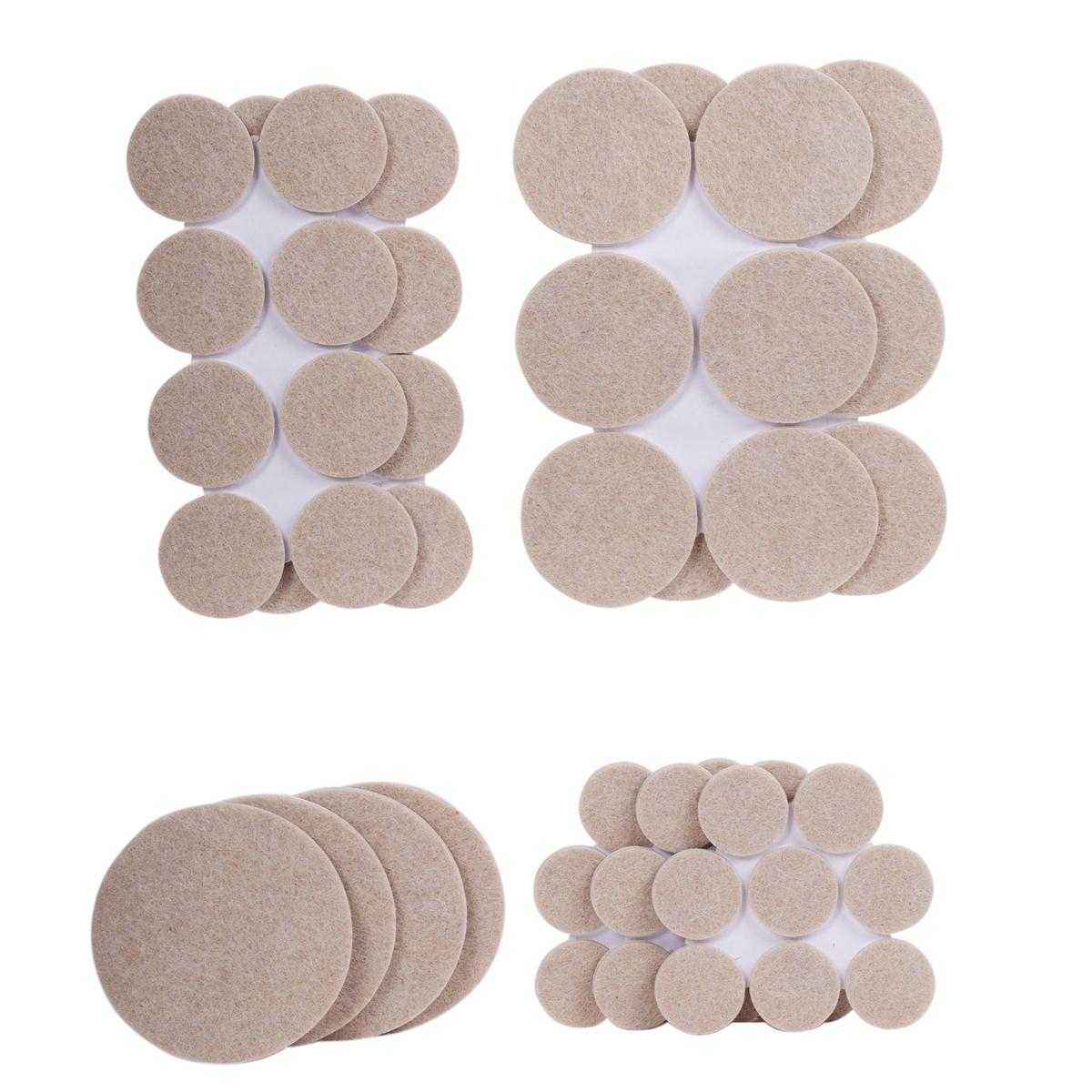 H.E., 56-pc Asst'd Floor Protectors self adhesive, b/c(CS)