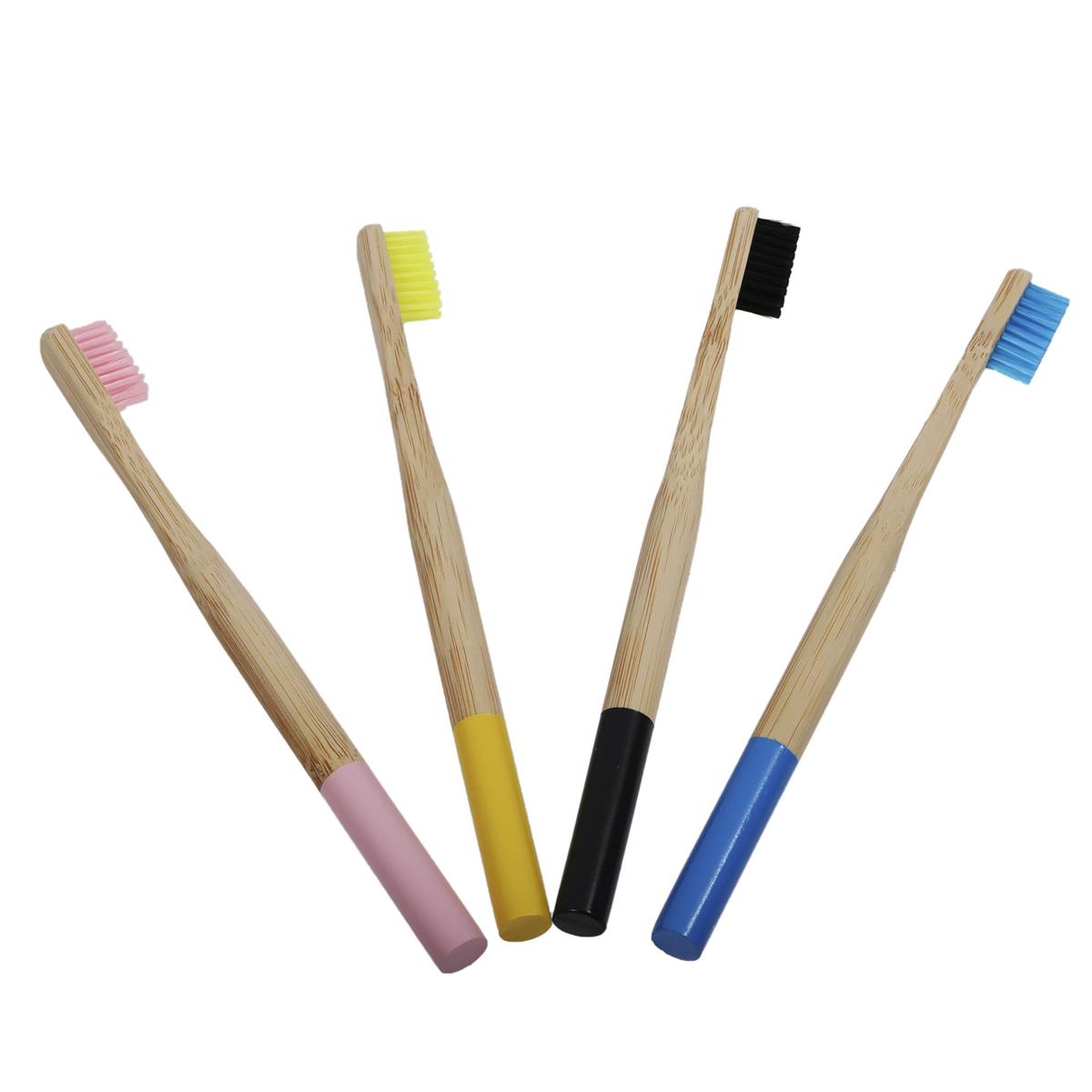 Bodico, Bamboo Toothbrush 4 asst col, blister card