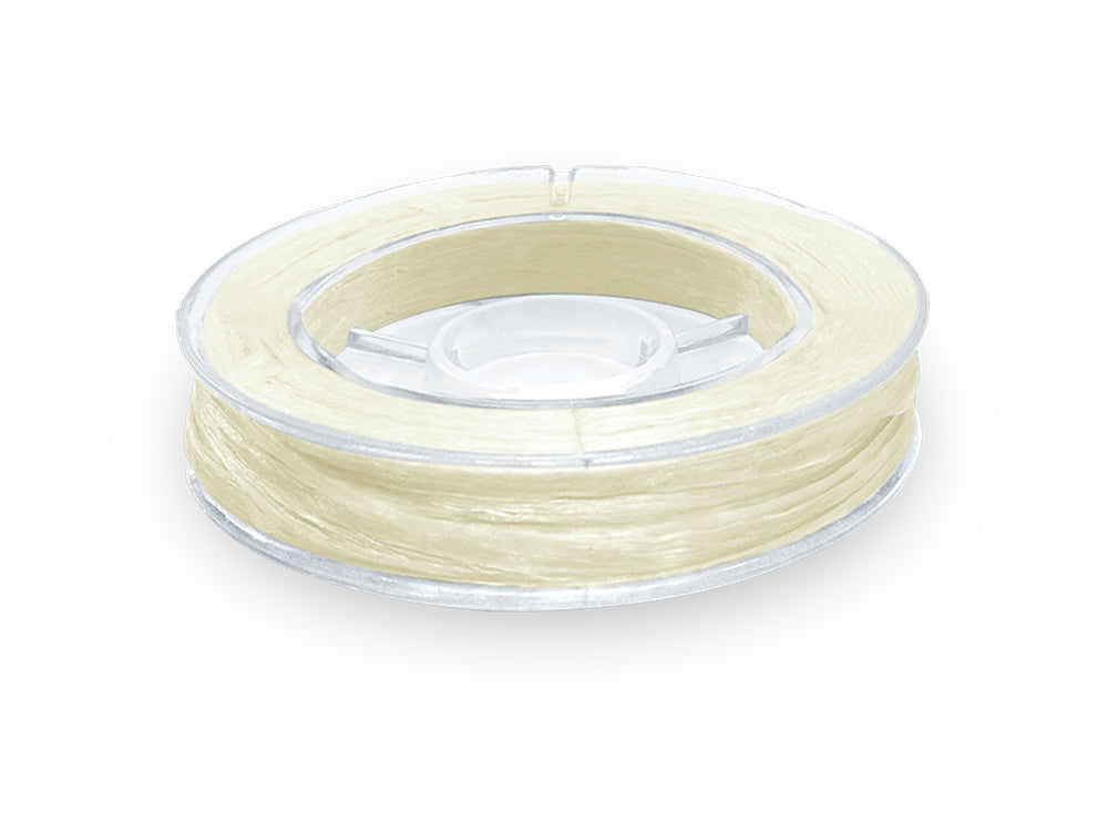 Jewelry/Craft Cord: 2mmx10yds Sinew Poly-Waxed A) White
