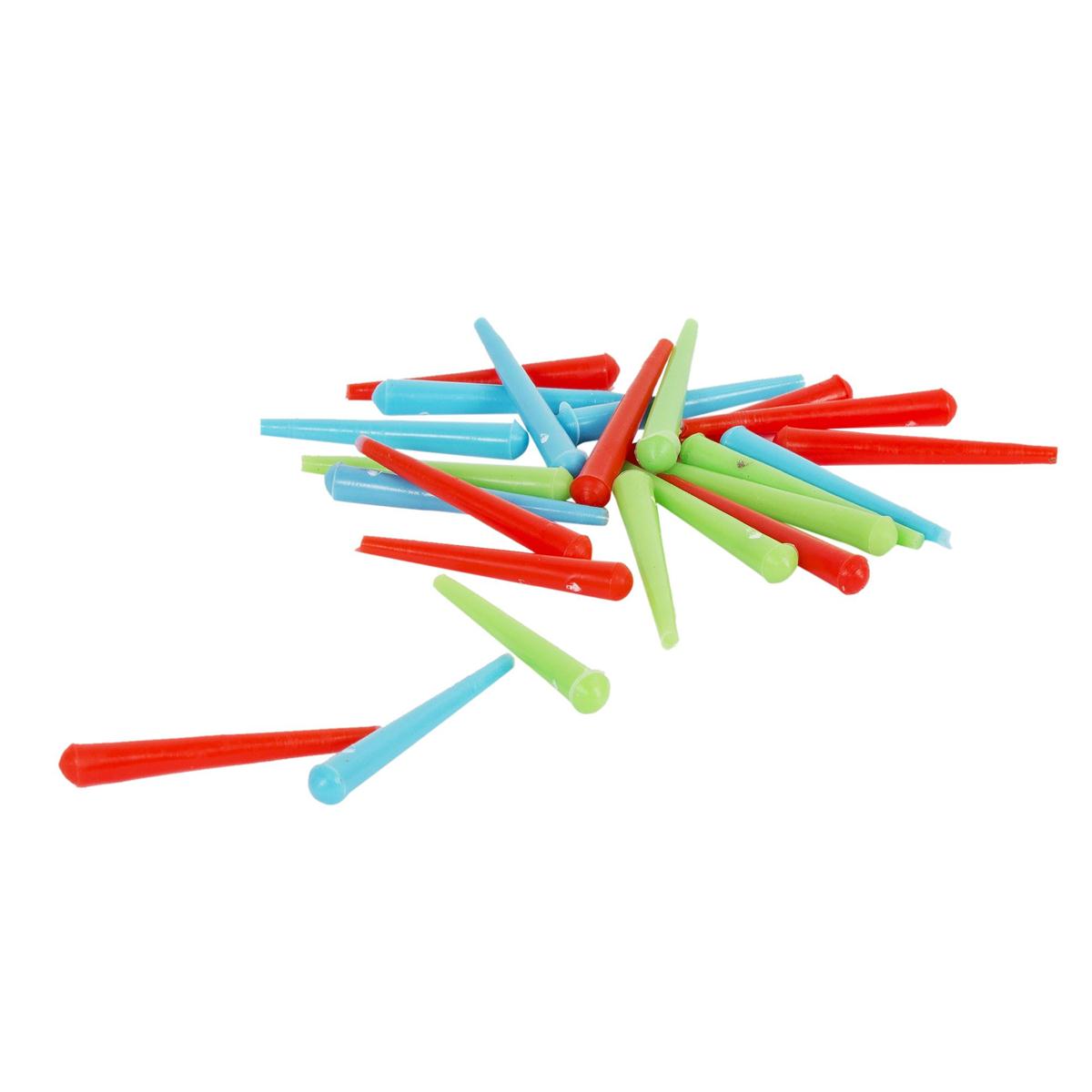 U-Game Zone 1.25" Pl. Cribbage Pegs  , 22-pc.,  b/c