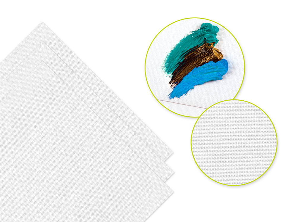 Artist Canvas Pad: 9"x12" Triple Primed 10 Sheets 100% Cotton