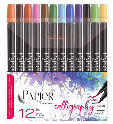 CALIGRAPHY PENS-12PK-TWIN TIP 12PK TWIN PENS