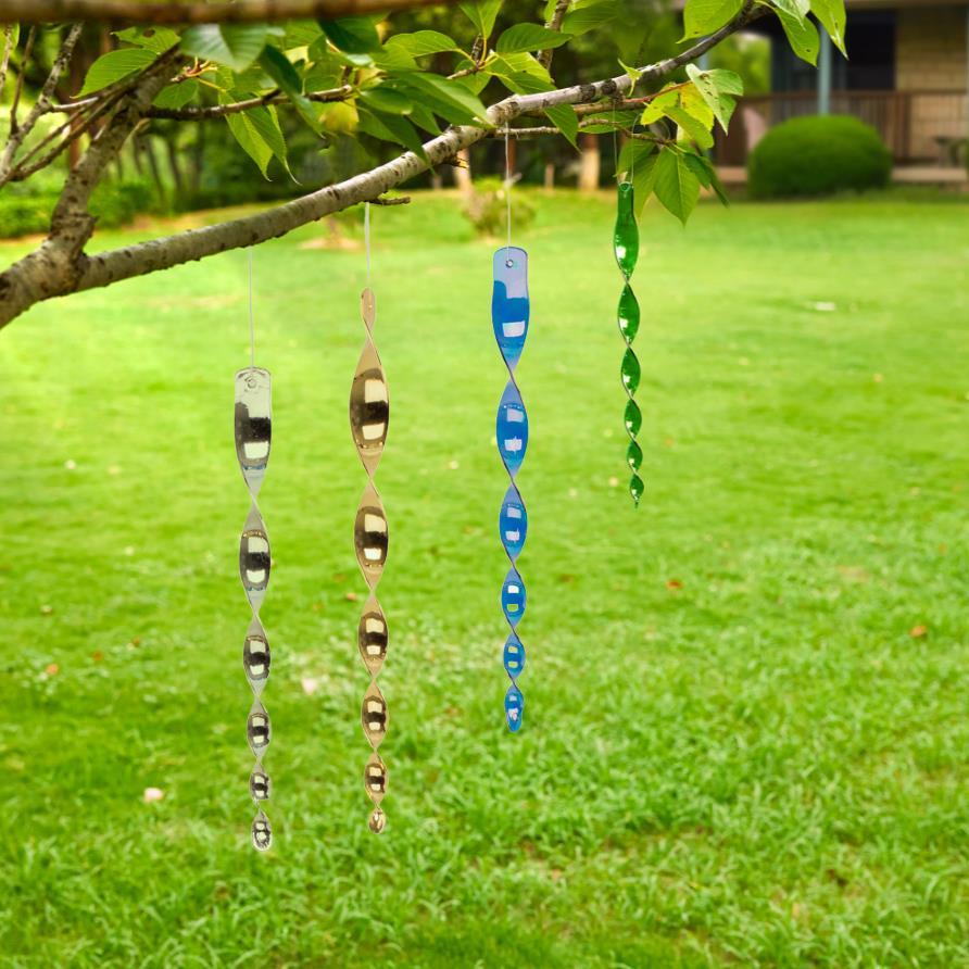 Country G. 6pcs Reflective Plastic Anti Bird Twister, 11.5", PBH