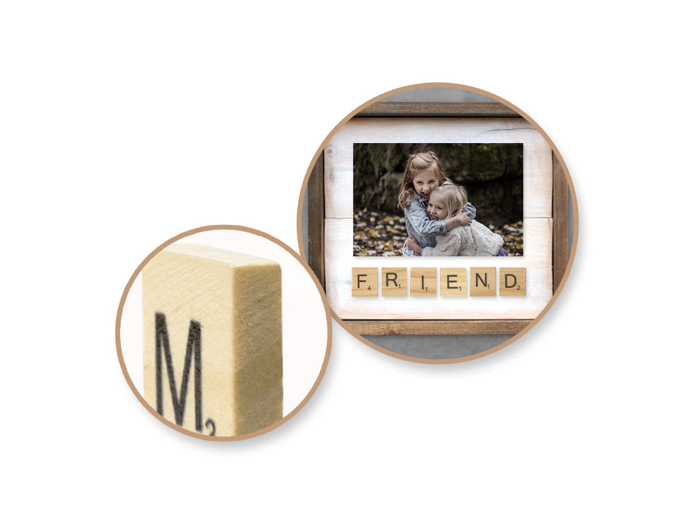 Craftwood: 1.8cmx2cm Letter Tiles 26/pk Natural
