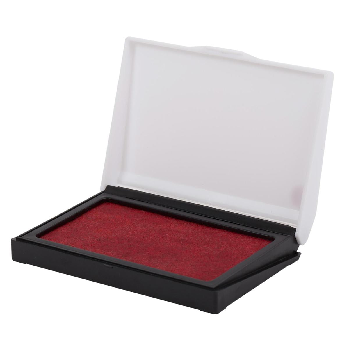 O.WKs. Pre-Inked Stamp Pad, 3 Col. 12 Blk, 8 Blue, 4 Red