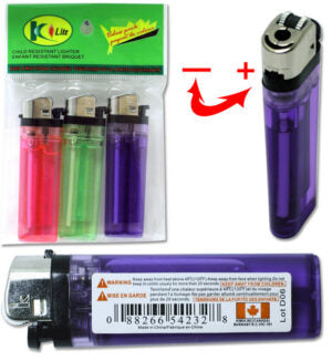 Lighter Disposable 3Pk