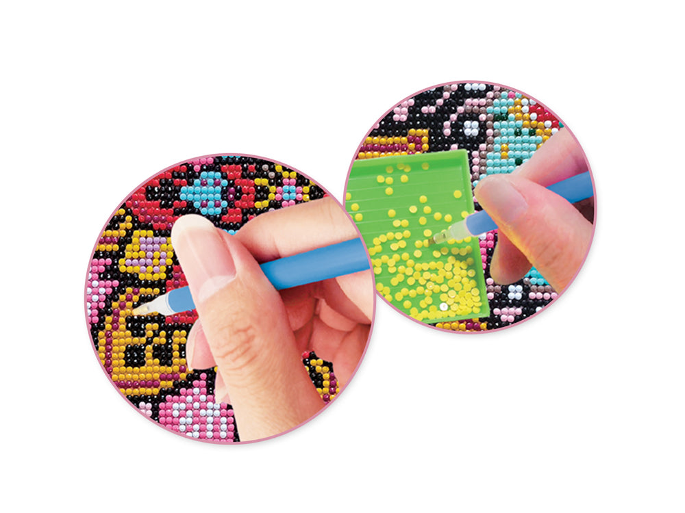 Stretch Artist Diamond Painting Canvas Kit: 11.4"x11.4" Primed Back-Stapld C) Mandala