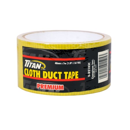 TITAN PREMIUM YELLOW DUCT TAPE 48mm x 7m