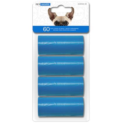 DOG CLEAN-UP BAGS - 60 BAGS