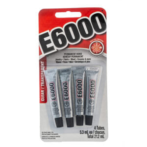 E6000 Adhesive Mini 4Pk