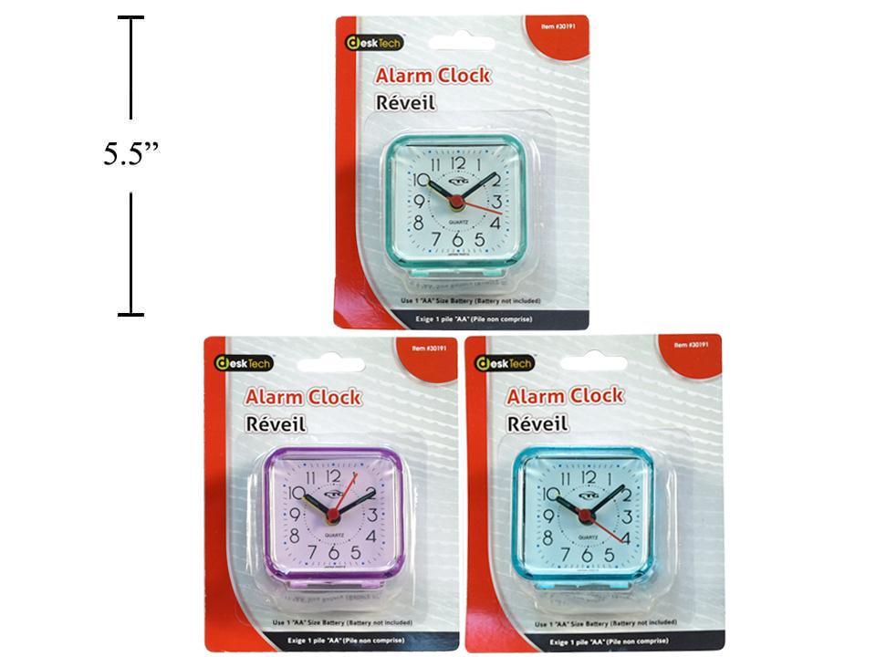 O.WKs Alarm Clock, 3 col., b/c