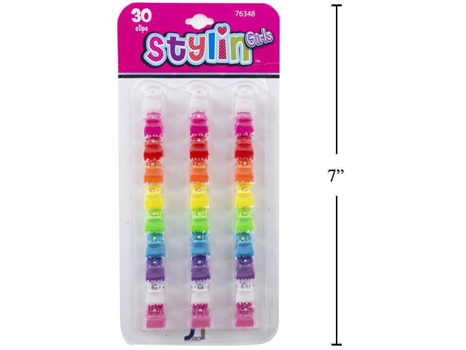 Stylin Girl, 30-pc Micro Mini Clips h/c