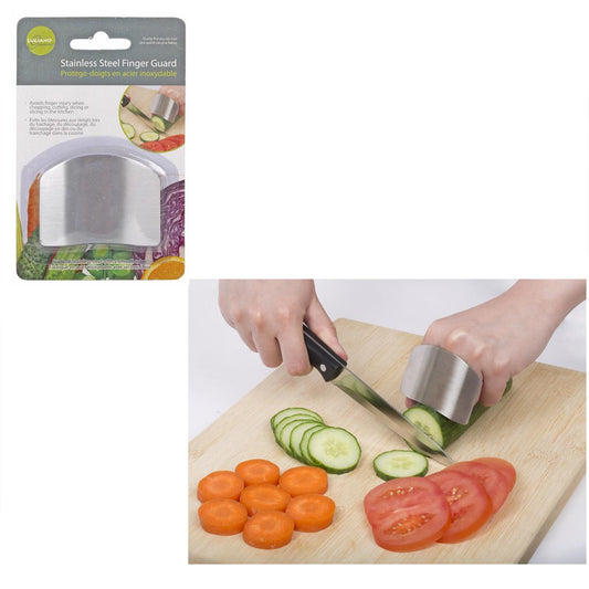 L.Gourmet Finger Guard, Stainless Steel, clamshell (DCS)