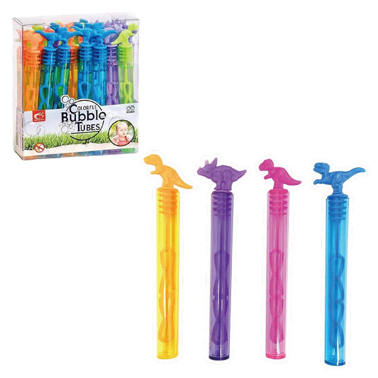 Sunny Dayz Set/24 Mini Dinosaur Bubble Wand (0.17oz) 4 Asst. 24/PDQ 0.4x4.1x0 CHT