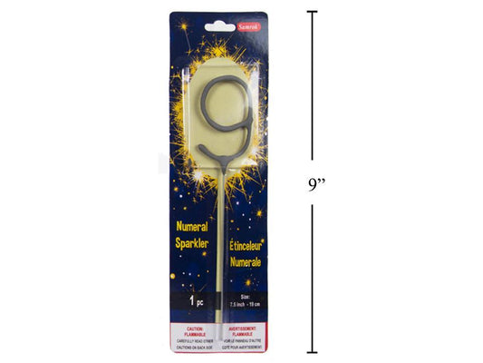 Number 9 Sparkler