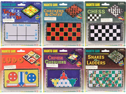 Deluxe Pocket Magnetic Travel Game,  6 styles, b/c