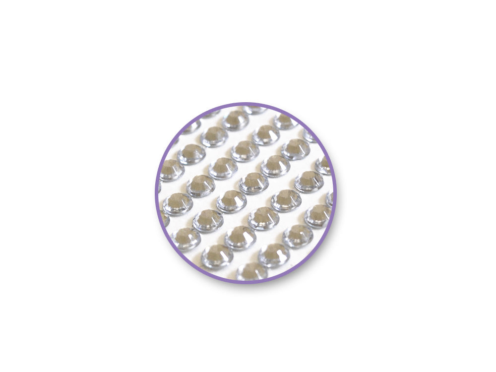 Paper Craft Sticker: 4mm Gem Lines 1029pc Value-Pack B) Crystal