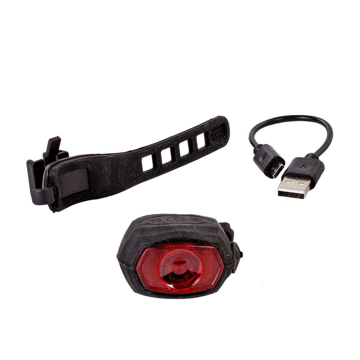 CyclePro Power Bright X USB Rechargeable Rear Light, 7LM