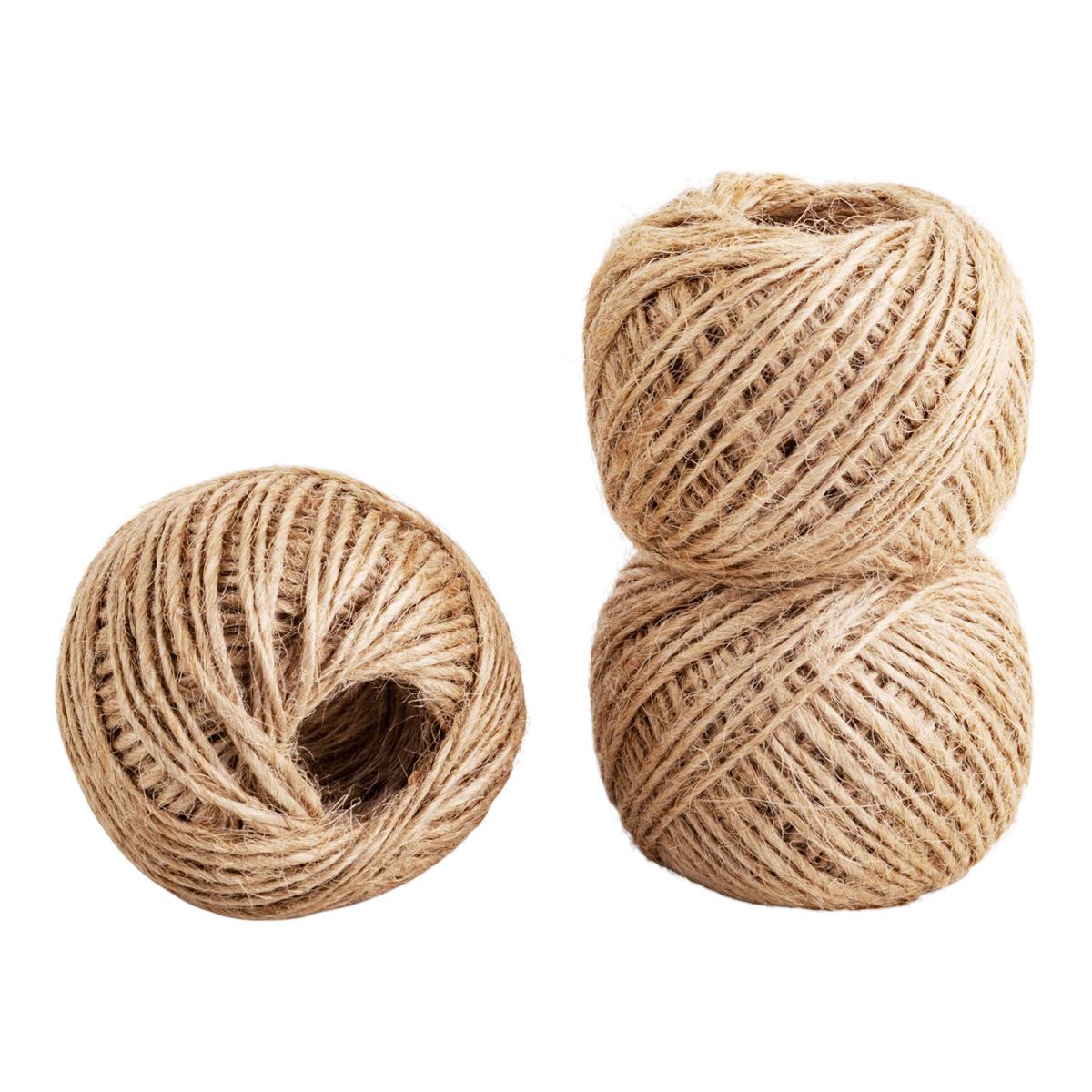 Garden E. 3pk Jute Twine Balls, 40M Long Each, pbh