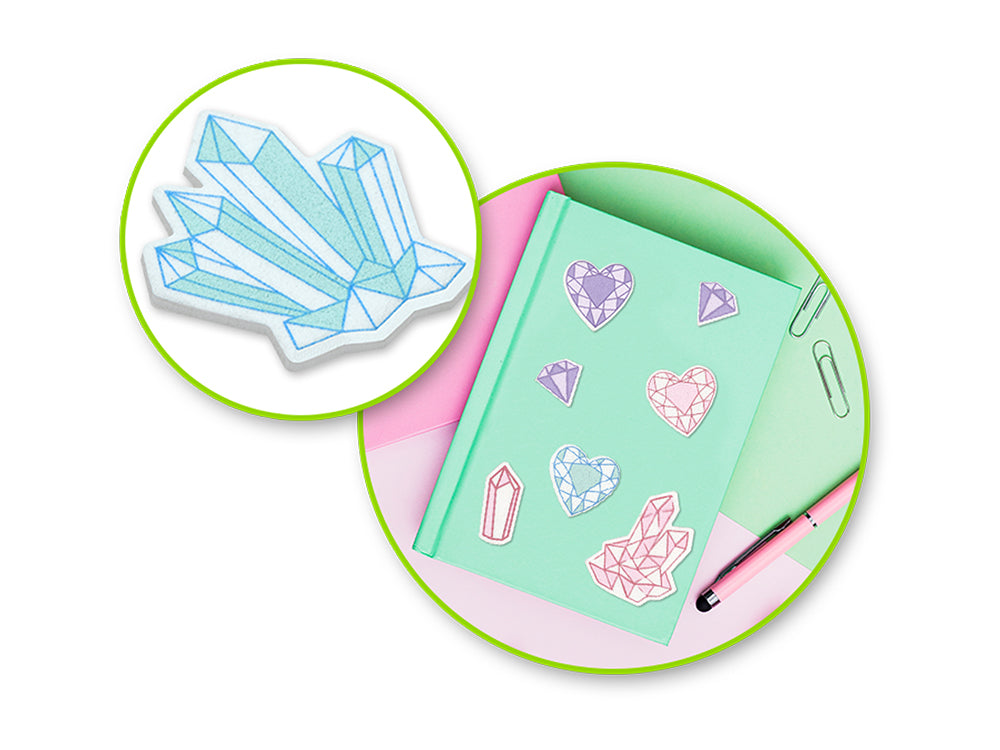 Krafty Kids: Foam-Fun 3D Stickers Themed F) Crystals & Gems (Copy)