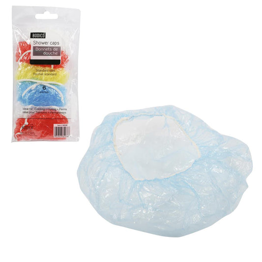 Bodico 6-pc Shower Caps,  printed polybag