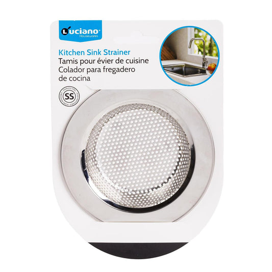 Luciano, Kitchen Sink Strainer, Stainless Steel, card