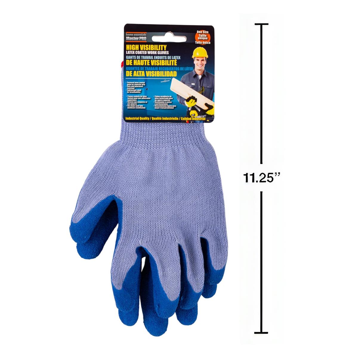 H.E. Master Pro, Latex Coated Work Gloves, header card