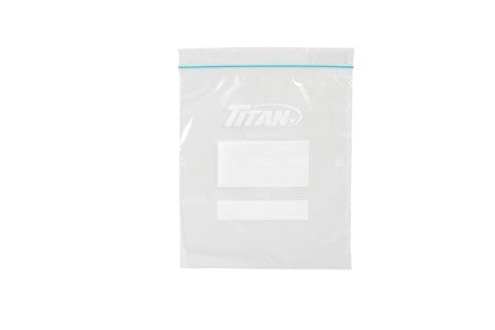 TITAN MEDIUM ZIPPER STORAGE BAGS 25 BAGS/PK