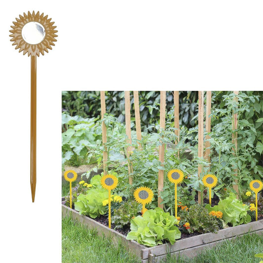 Garden E. 4PK 10.6" Stake Sunflower Bird Scarer, t.o.c.