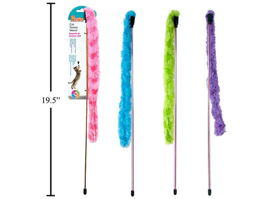PAWS, Cat Teaser Wand, 4 colours, t.o.c.