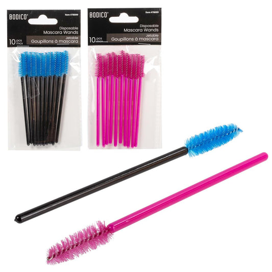 Bodico, 10pcs Spooly Brushes, 2 asst: pink/blue, bag w.header