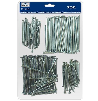 ASSORTED NAILS - 7 OZ