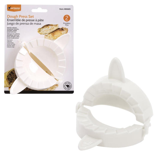 Luciano 2-pc Dumpling Maker, plastic, 6" x 4.75", t.o.c.