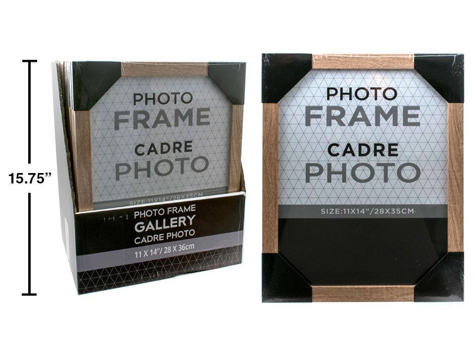 Gallery Frame 11x14", Lt. Wood, PS, shrink wrap + pdq