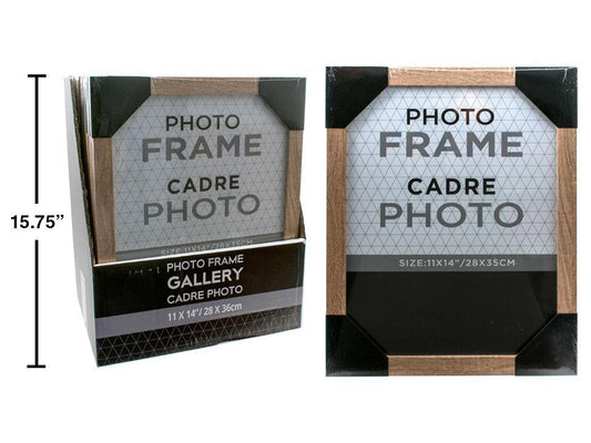 Gallery Frame 11x14", Lt. Wood, PS, shrink wrap + pdq
