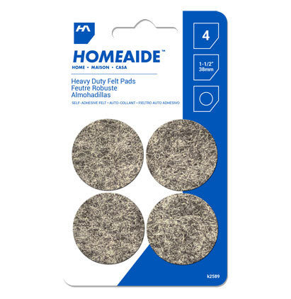 FELT PROTECTORS - 4 ROUND