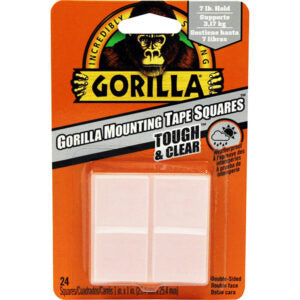 Gorilla Square Mounting Tape 24Pk