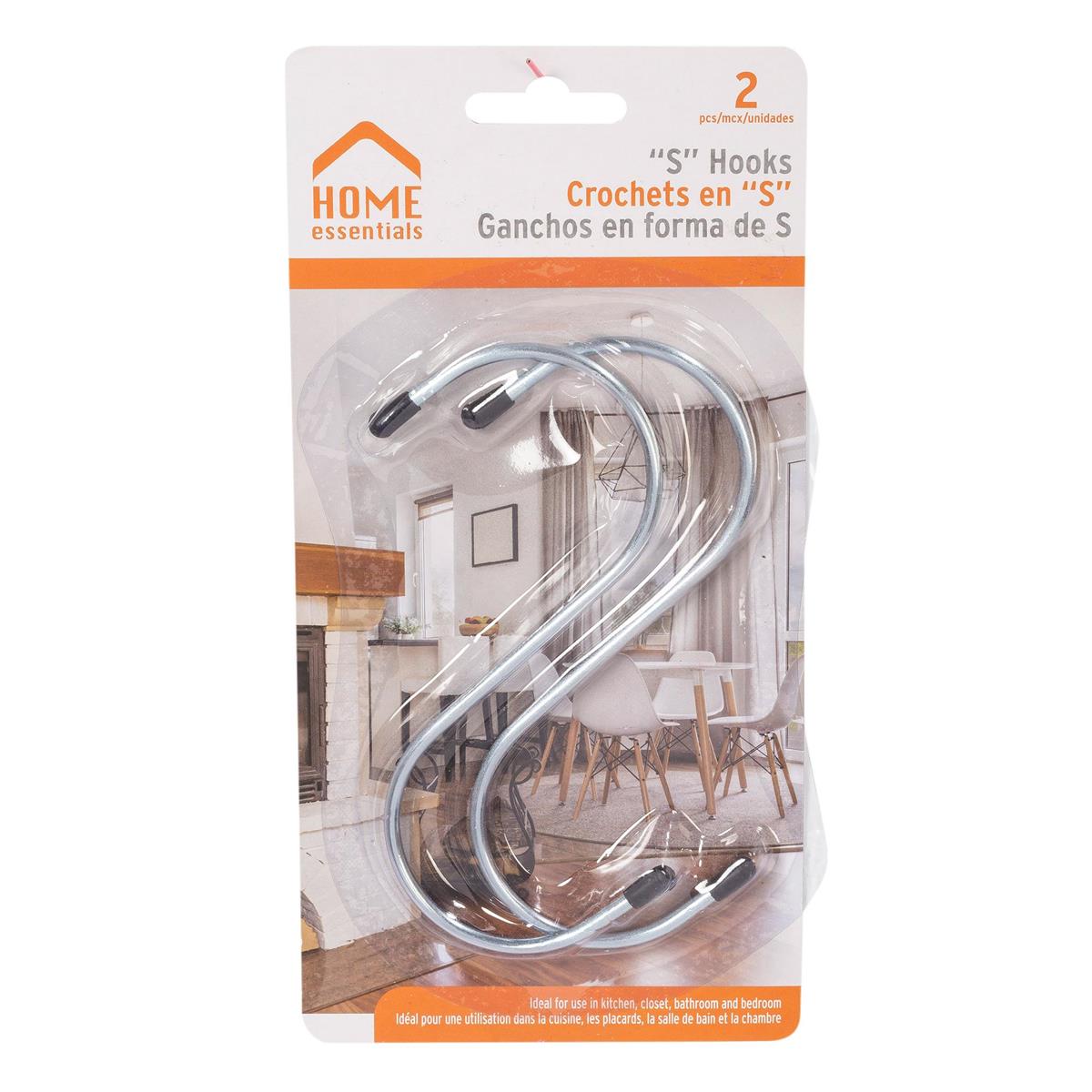 H.E.  2-pc 5" S Hooks, b/c Hold up to 10 lbs