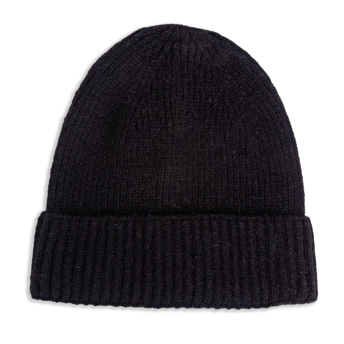 Nordic T. Soft Knit Beanie, Black, hang tag