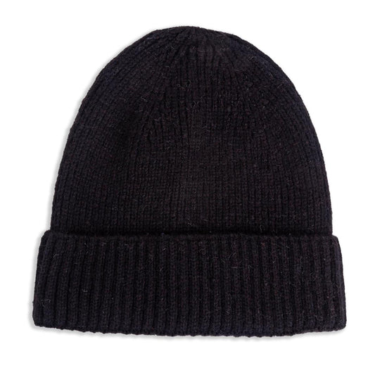 Nordic T. Soft Knit Beanie, Black, hang tag
