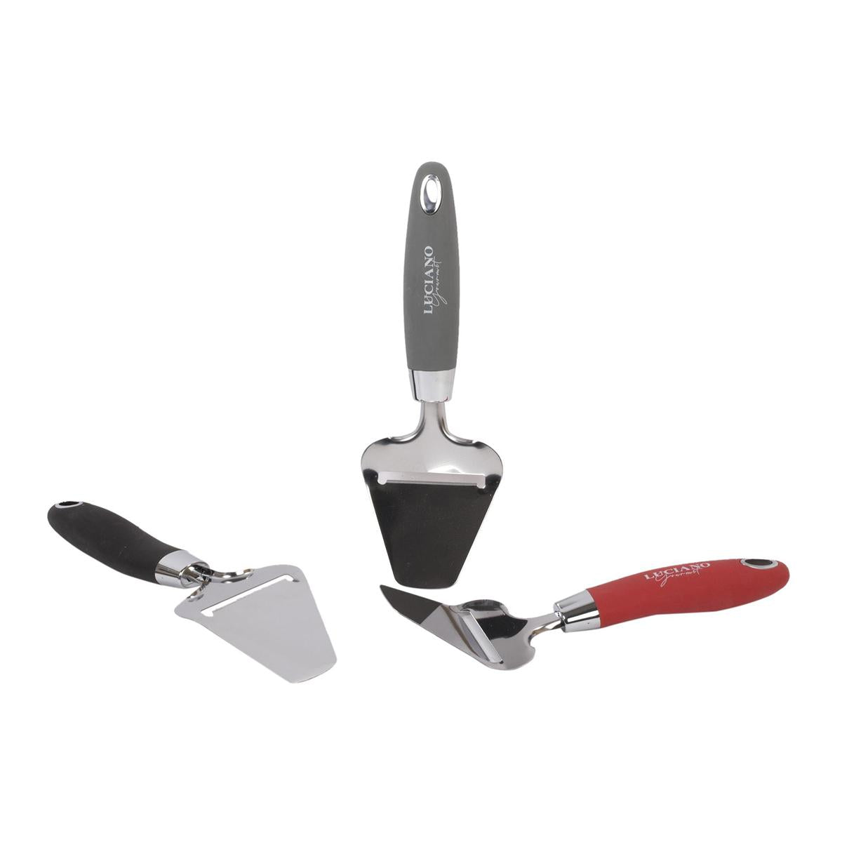 L.Gourmet 9.5" Soft Cheese Slicer, Stainless Steel, 3 col., t.o.c.(CP)