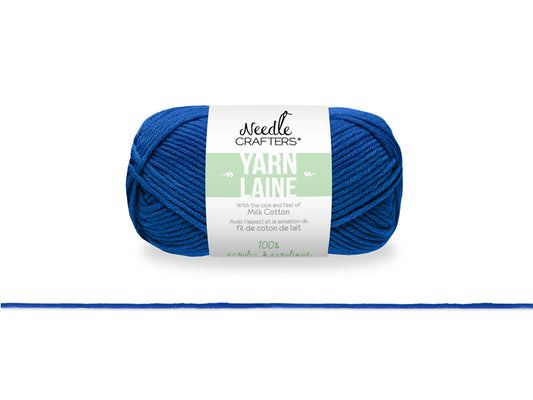 Needlecrafters: 50g Acrylic Milk Cotton Yarn N) Dark Blue