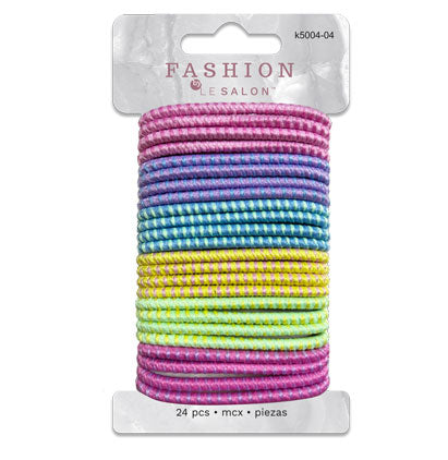 HAIR ELASTIC - 24 PCS 8*14CM