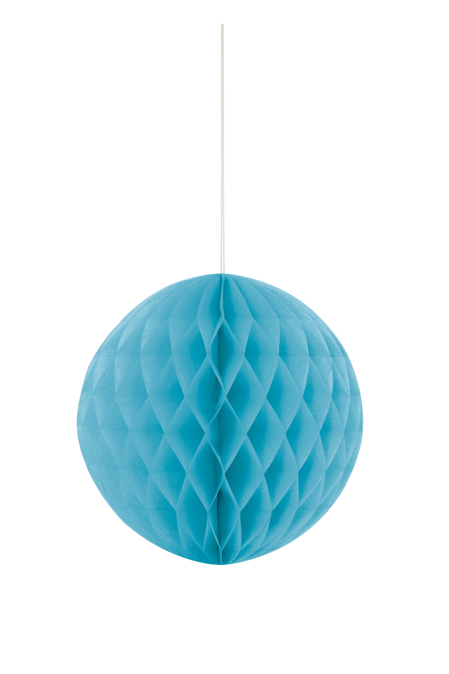 Powder Blue Solid Honeycomb Ball – 8" Party Decoration