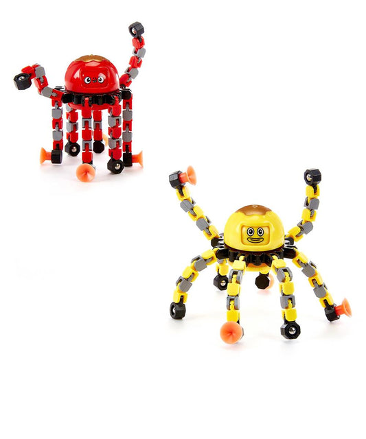 ABS/PVC Octopus,2 Asst., L:4.5"xW:1.6"xH"7.1"